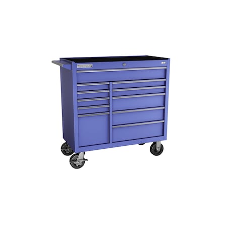 Champion Tool Storage FMPro Tool Cabinet With Casters, 11 Drawer, Blue, Steel, 41 in W x 20 in D FMP4111RC-BL